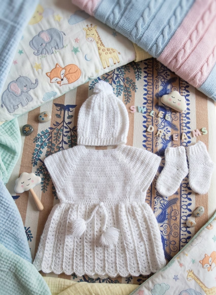 Sweet Dreams Baby Crochet Set